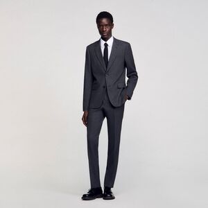 Sandro Wool Gray Men's Suit